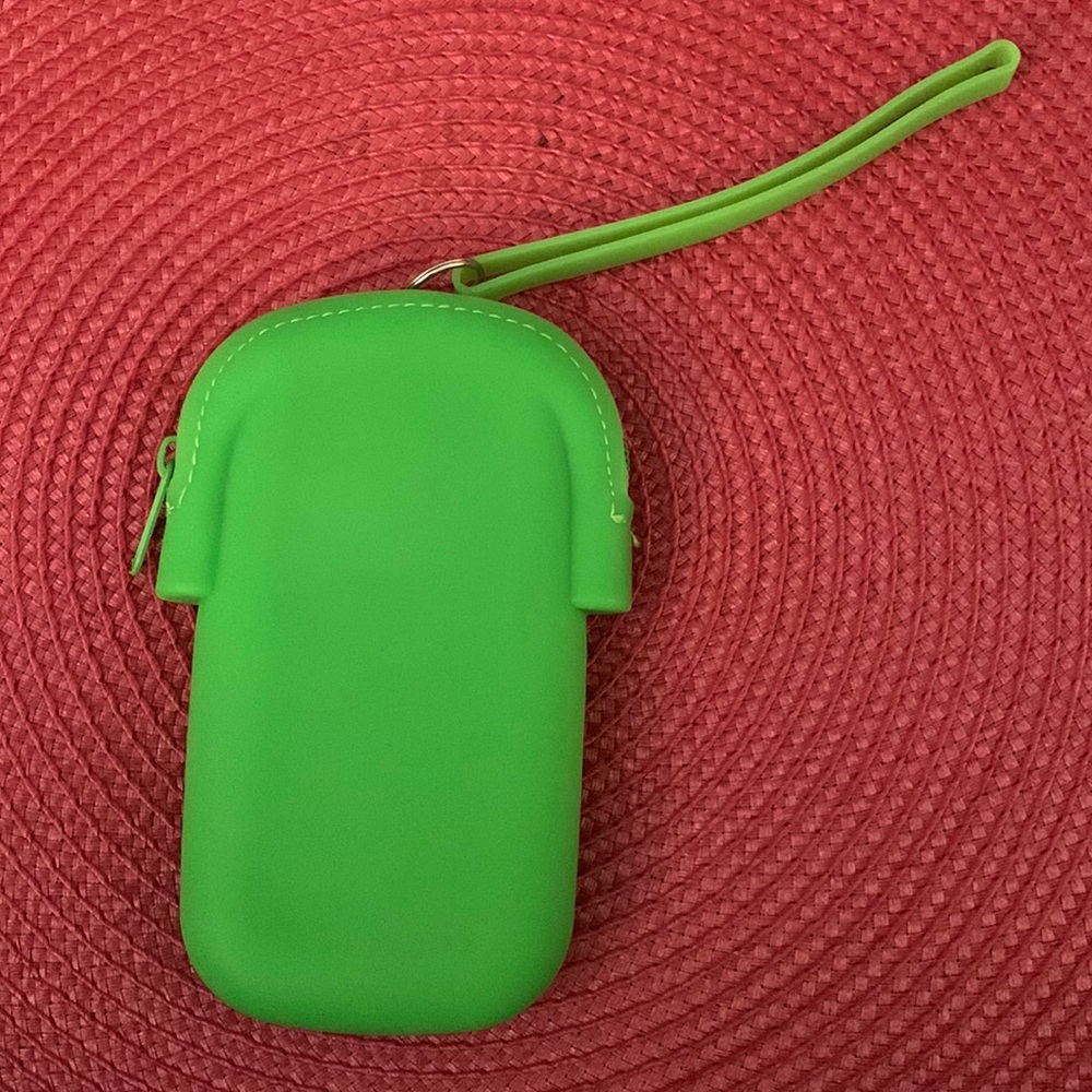 Green Silicon Rubber Sunglasses Case / Cigarette Case